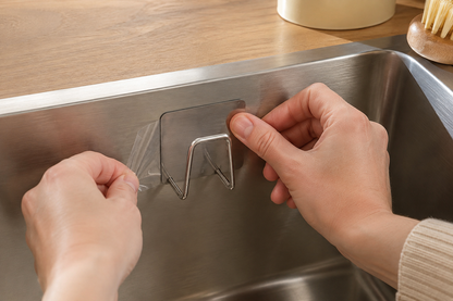 Nova - Wall-Mounted Stainless Steel Sink Sponge Holder | Kitchen
