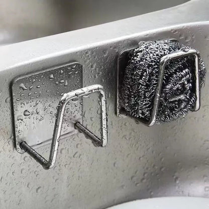 Nova - Support à éponge mural pour évier, en acier inoxydable | Cuisine