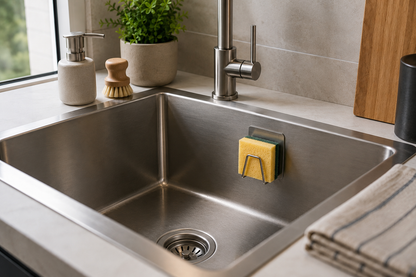 Nova - Wall-Mounted Stainless Steel Sink Sponge Holder | Kitchen