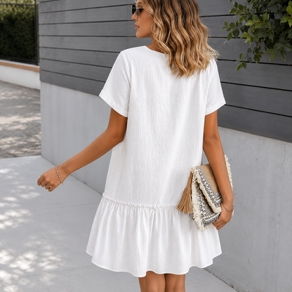 Robe d'été à manche courte