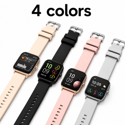 Montre connectée Obrel avec bracelet en silicone détachable